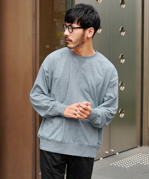 杢グレー MODEL : GO 180cm 66kg Lsize